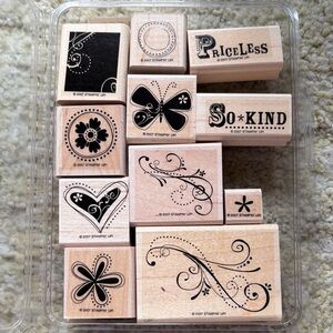 Stampin' Up! Priceless Wooden Stamp Set